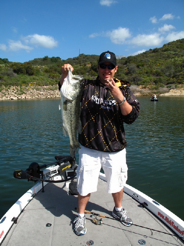 Chris on Lake Casitas